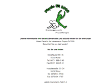 Tablet Screenshot of physio-fit2000.de